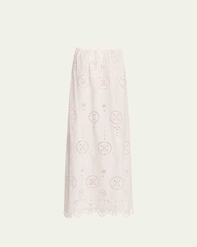 Broderie Cami Midi Dress